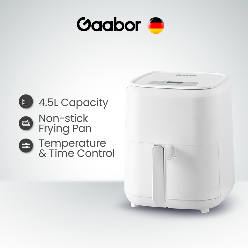 Gaabor 4.5L Air Fryer Oven Smart Uniform Heating 360 Hot Air Circulation Automatic Power Off GA