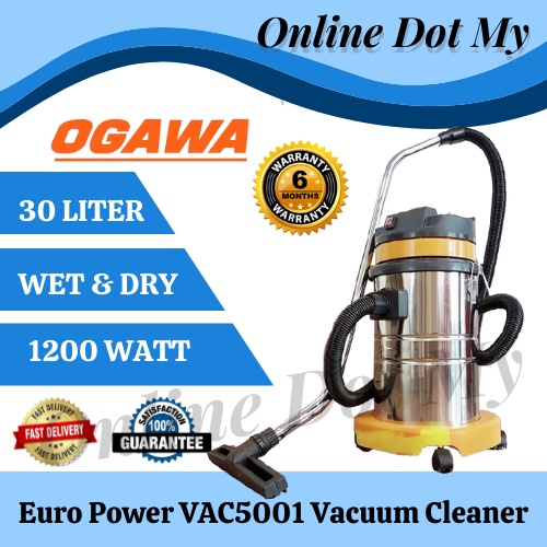 OGAWA BF575 Vacuum Cleaner 30L HEAVY DUTY Professional For Car Wash Wet ...