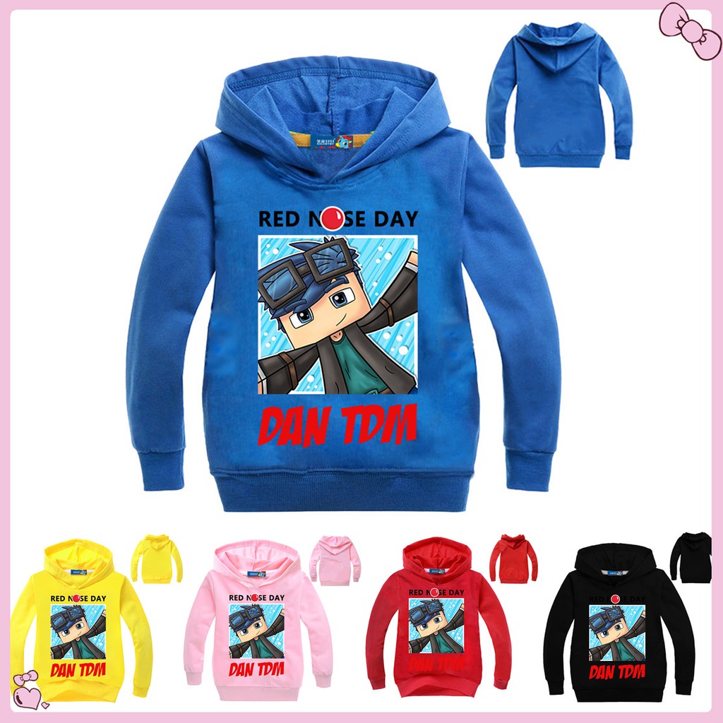 Roblox Red Nose Day Kids Clothing Boys Girls Pullover Hooded Coat Cartoon Children Outerwear Jacket Shopee Malaysia - boys cartoon roblox hoodie sweatshirt chidlren clothing roblox red nose day girls hooded coat t shirt for kids costumes 2 12y winter jackets boys boys