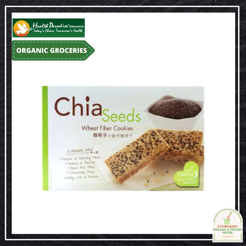 CHIA SEEDS WHEAT FIBER COOKIES HEALTHY FOOD HEALTHY COOKIES NATURAL PRODUCT BISKUT KESIHATAN SIHAT