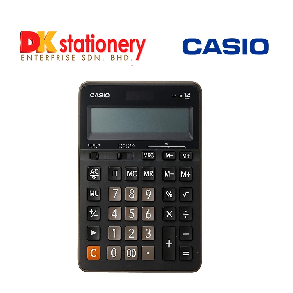 Casio Calculator 12 Digits I GX-12B | Shopee Malaysia