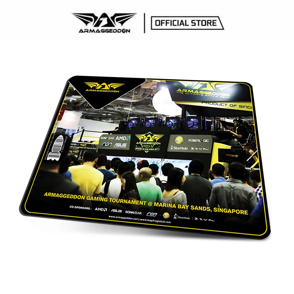 Armaggeddon In-House Design Graphical High Non-Slip Base Gaming Mouse Pad (22cm x 18cm)