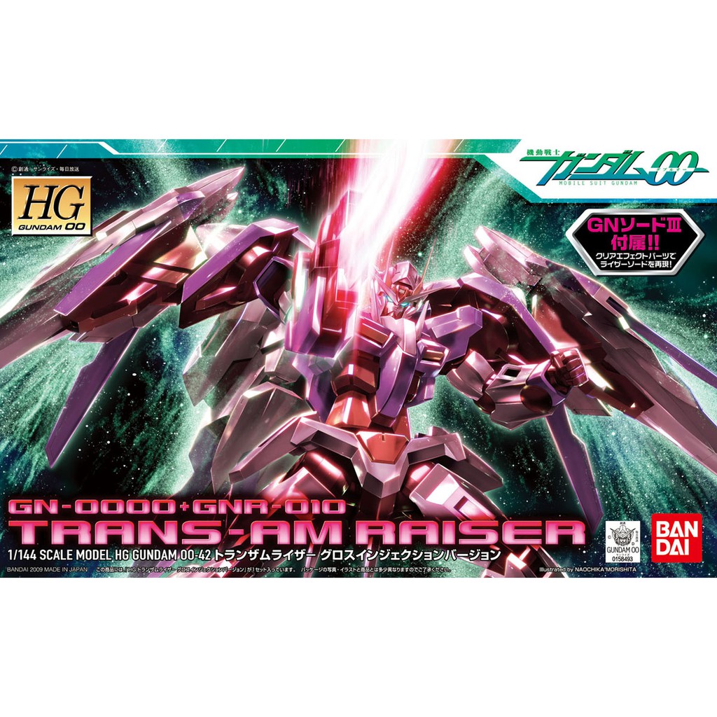 Bandai HG TransAm Raiser (00 Raiser) Shopee Malaysia