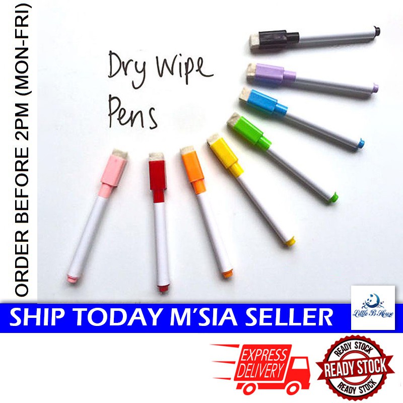 [Little B House] Erasable Whiteboard Marker Pen Graffiti Manga Drawing Art School Stationery 白板笔 Pen Papan Putih - BT263