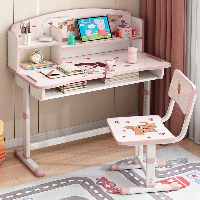 ๑Children S Study Desk Home Desk Primary School Writing Desk Can Lift The Desk Simple Children S Work Desk