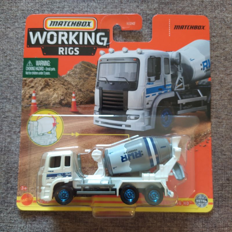 Matchbox Working Rigs Cement King HD Truck | Shopee Malaysia