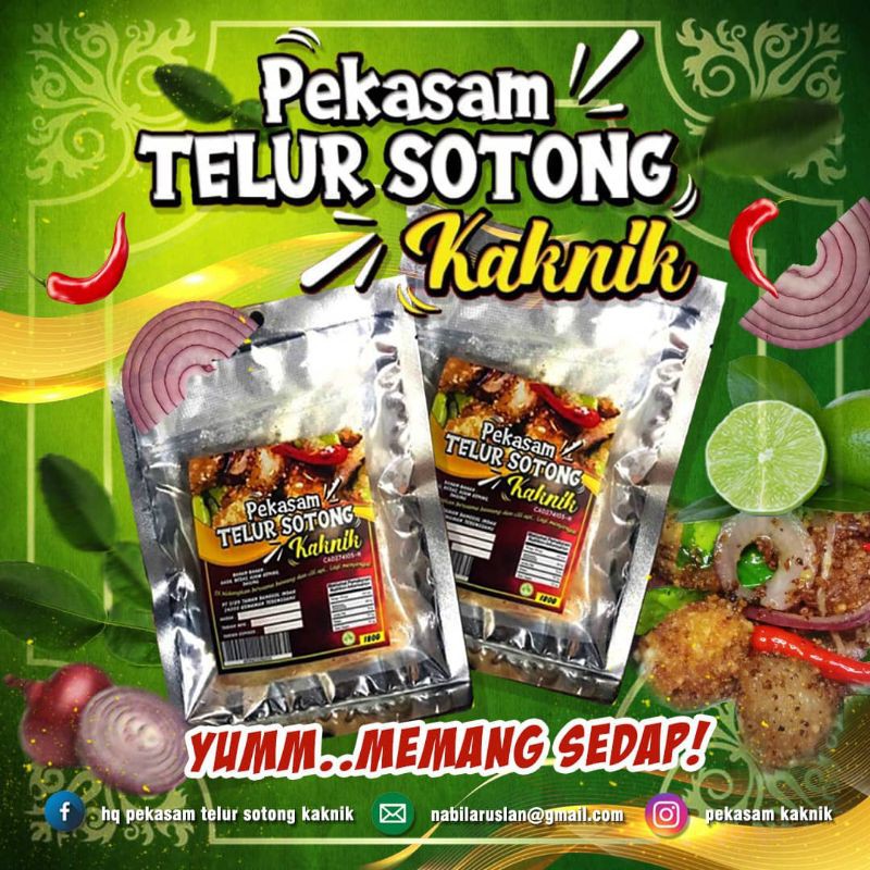 ORIGINAL PEKASAM TELUR SOTONG KAKNIK | Shopee Malaysia