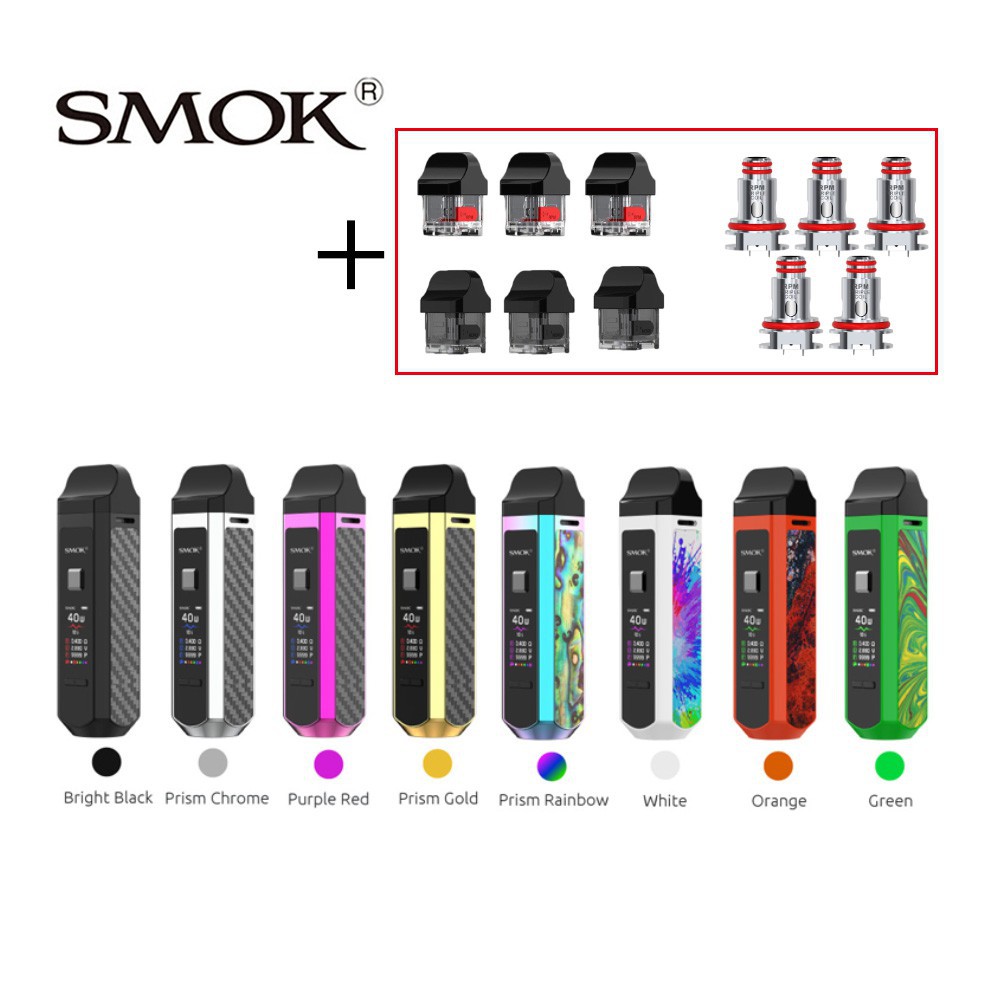 Rpm 40 smok как настроить дисплей