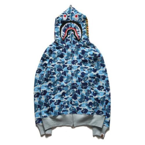 bape jacket blue