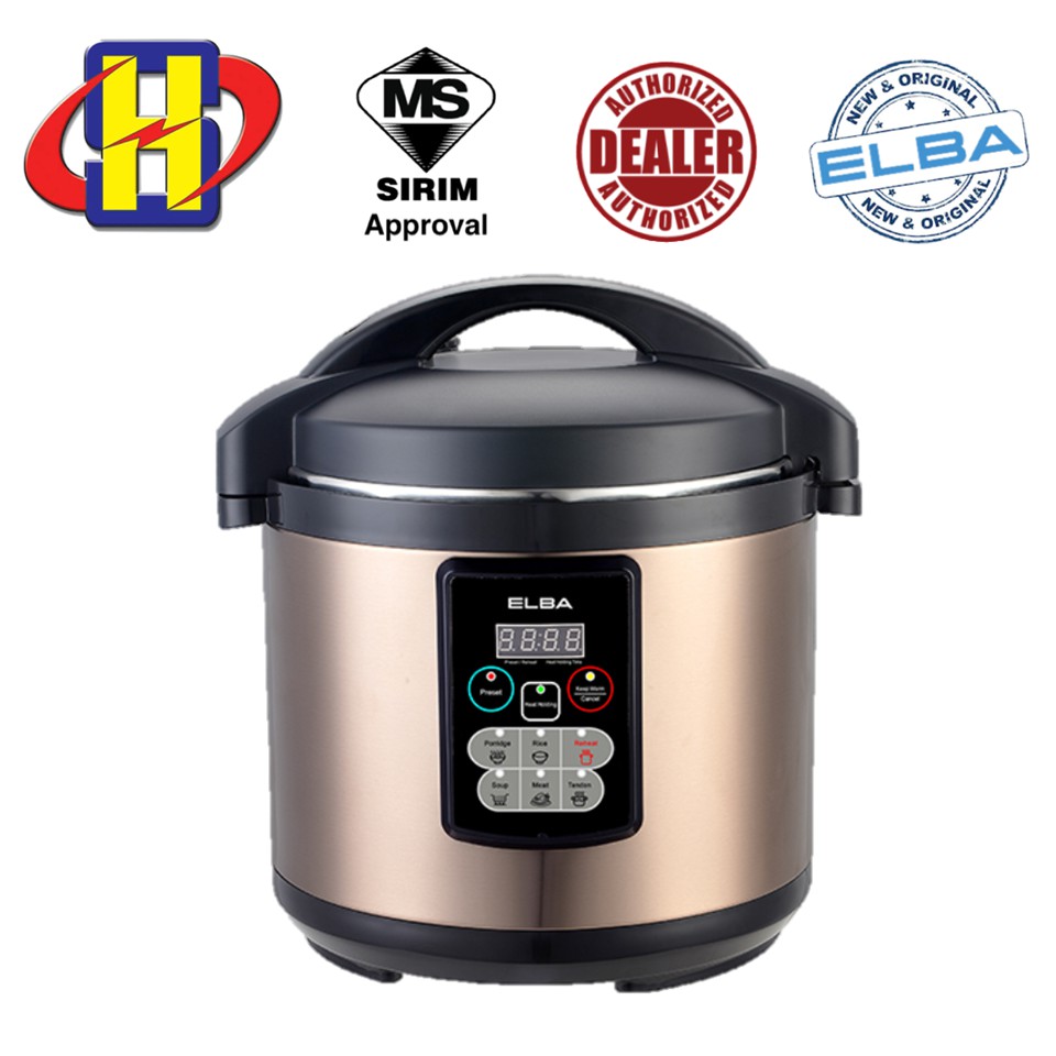 Elba Pressure Cooker (1190 W/6.0 L) EPC-J6010(CG)
