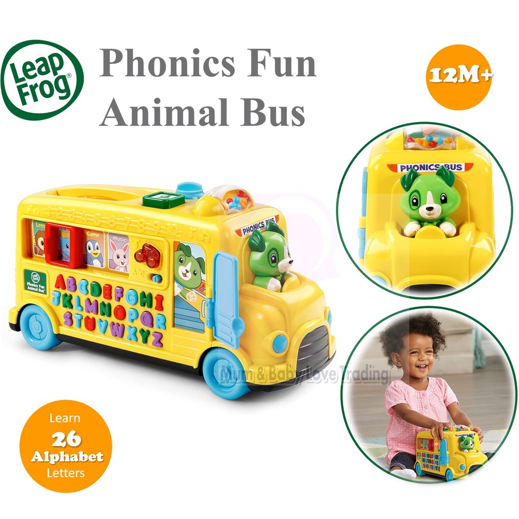 phonics fun animal bus