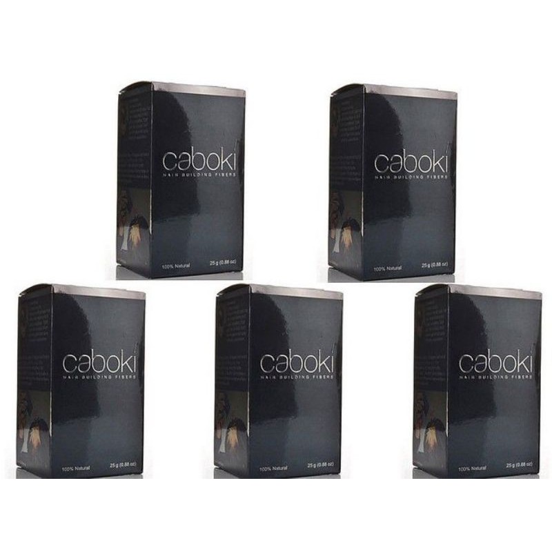 FAST DELIVERY) 5 box Caboki Hair Building Fibers 25gram (Black/Dark Brown)  | Shopee Malaysia