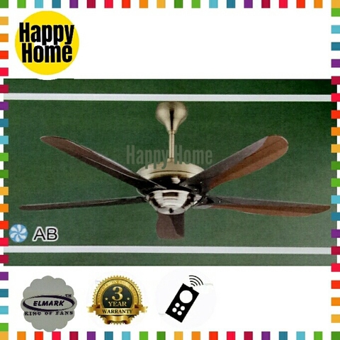 Elmark Ifan Ab Color 56 Inch 5 Acrylic Blades With Remote Control