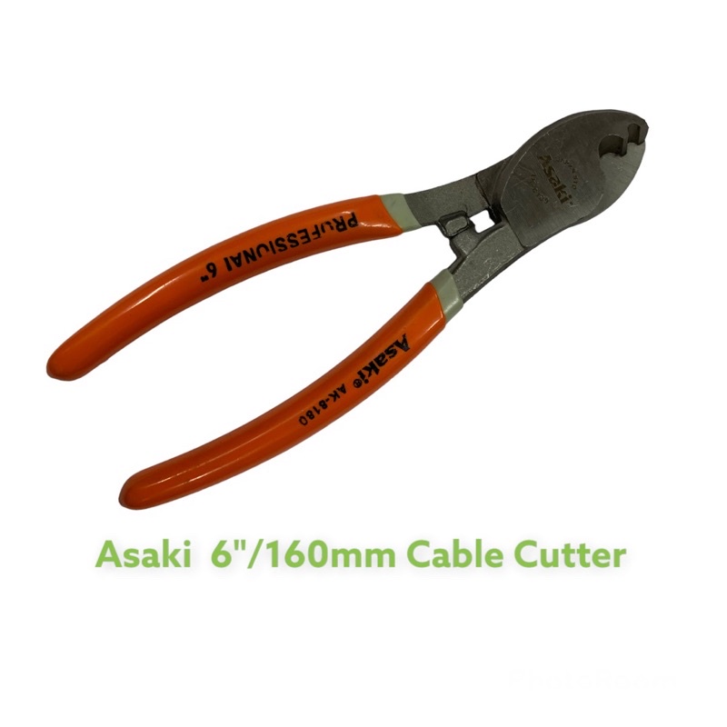 Asaki Heavy Duty Cable Cutter AK8180 *6" 160mm / AK8181 *8" 200mm