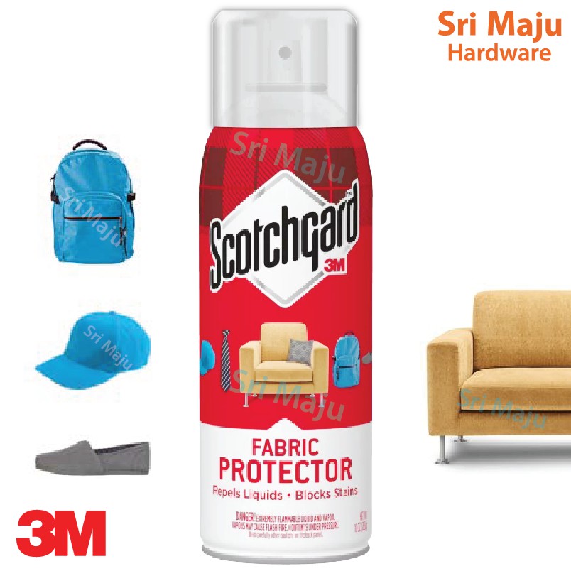 Maju 3m Scotchgard Fabric Protector Repel Liquid Block Stain 10oz