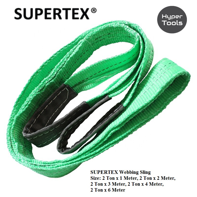 SUPERTEX bing Sling Belt 2 Ton x 1 Meter, 2 Ton x 2 Meter, 2 Ton x
