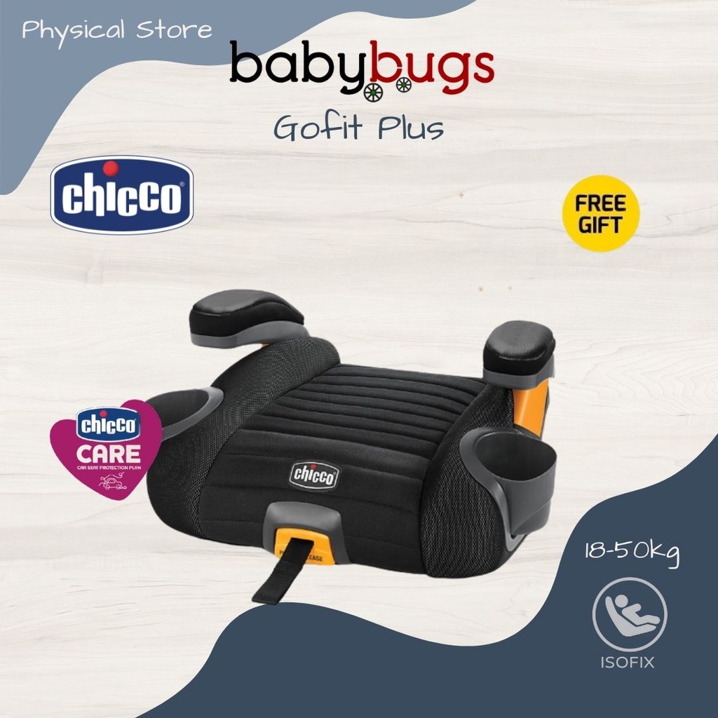 Chicco GoFit PLUS Backless Booster Car Seat Isofix Shopee Malaysia