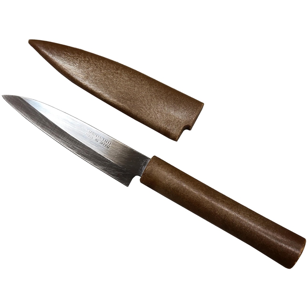 Made in Japan 4 Inch Wooden Handle Paring Knife With Cover Shopee