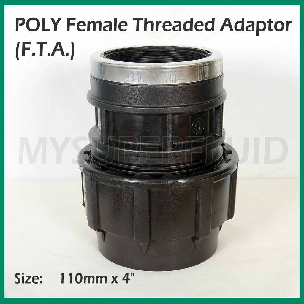 POLY FITTINGS HDPE [110MM X 4INCH] POLY FTA | Shopee Malaysia
