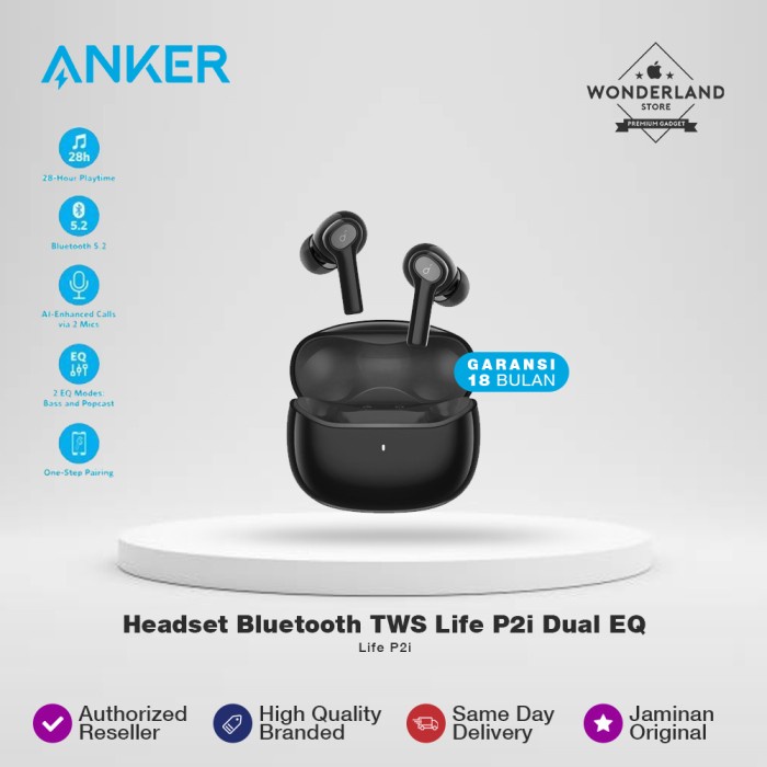 Anker Soundcore Tws Life P I Dual Eq Hour Playtime Bluetooth Headset