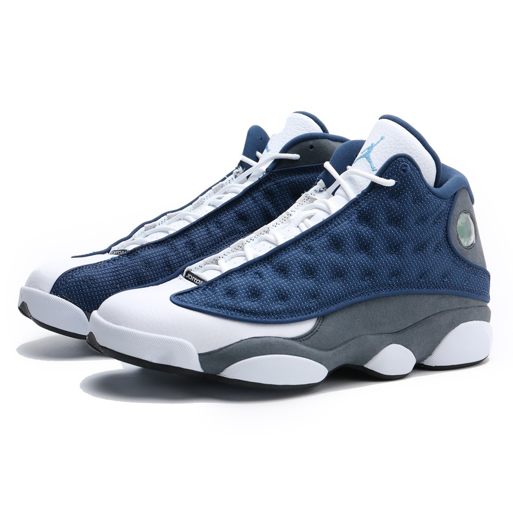jordan 13 blue and gray
