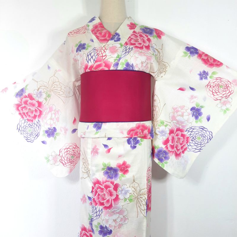 Traditional Japanese Summer Kimono Yukata Cotton | Shopee Malaysia