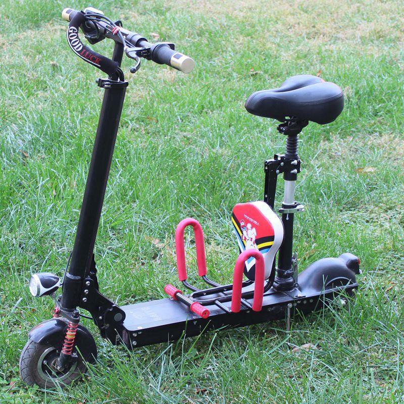 foldable bicycle with child seat