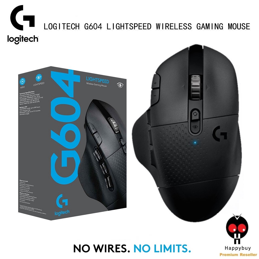 Logitech G604 LIGHTSPEED Wireless Gaming Mouse with programmable controls (910-005651) | Shopee Malaysia