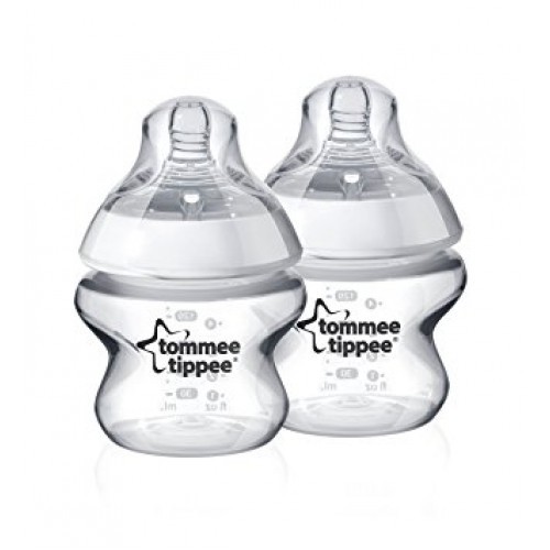 Tommee Tippee Closer To Nature Feeding Bottles 150ml/ 5oz (Twin Pack ...