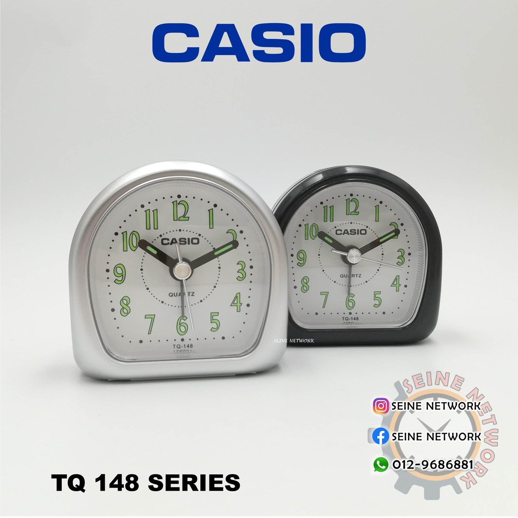 (Ready Stock) Casio Table Beep Alarm Clock TQ148 Include Battery Jam