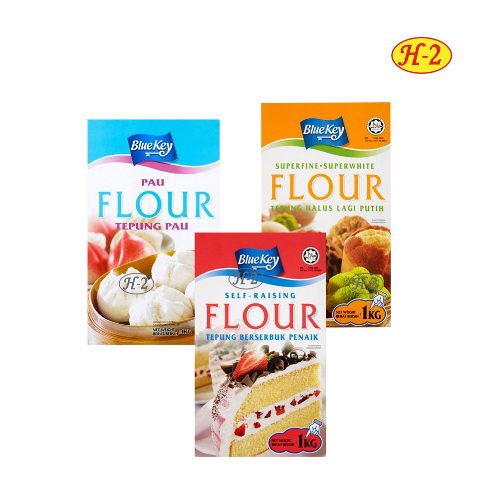 Blue Key SelfRaising Flour Cake/Pau Flour (1kg) Shopee Malaysia