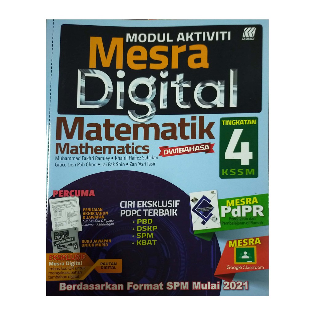 Ready Stock Buku Mesra Digital Kssm Matematik Tingkatan 4 Mesra Pdpr Shopee Malaysia