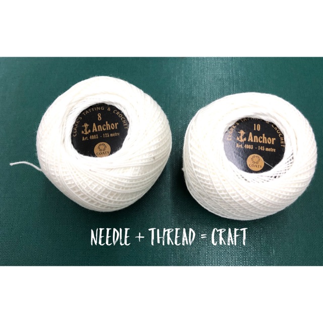 Anchor Crochet Cotton Thread Benang Kapas  Mengait 