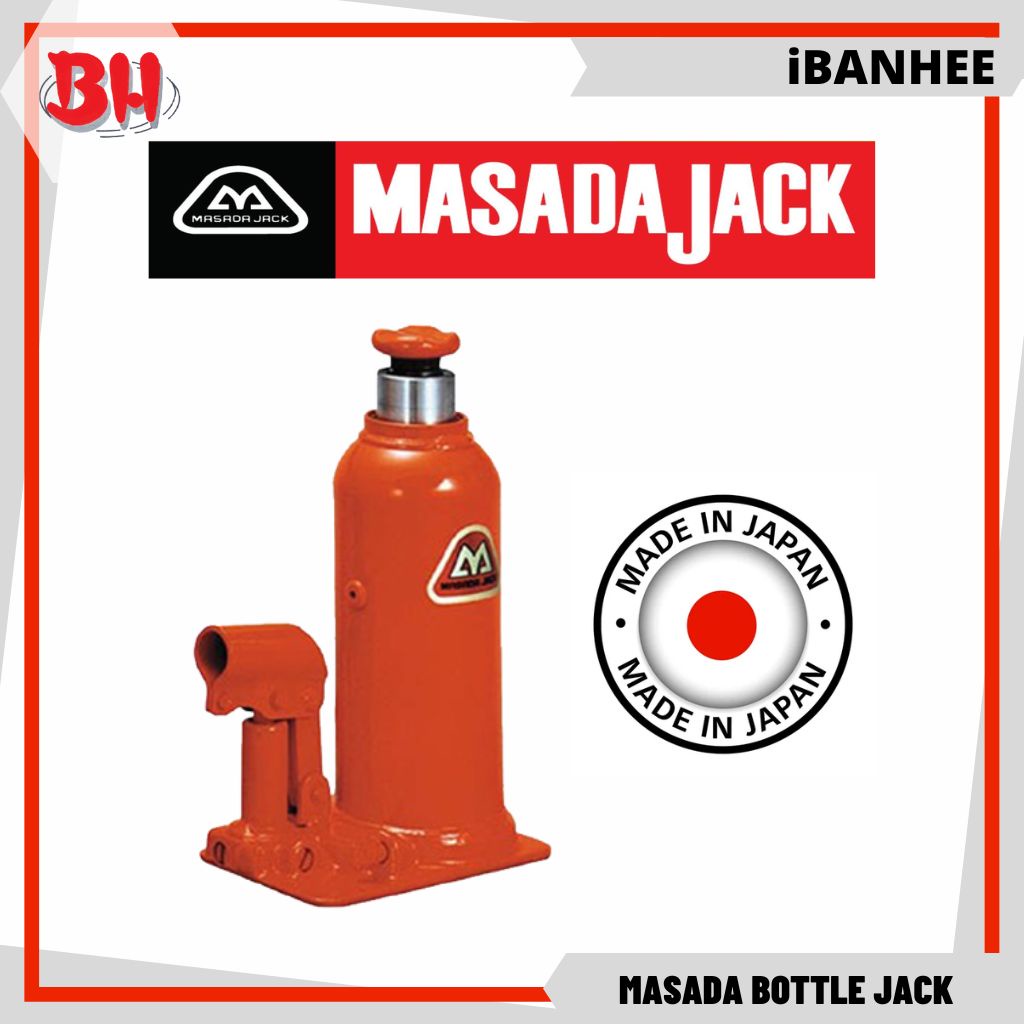 [iBANHEE] MASADA HYDRAULIC BOTTLE JACK (MADE IN JAPAN) MS2 / MS3 / MS