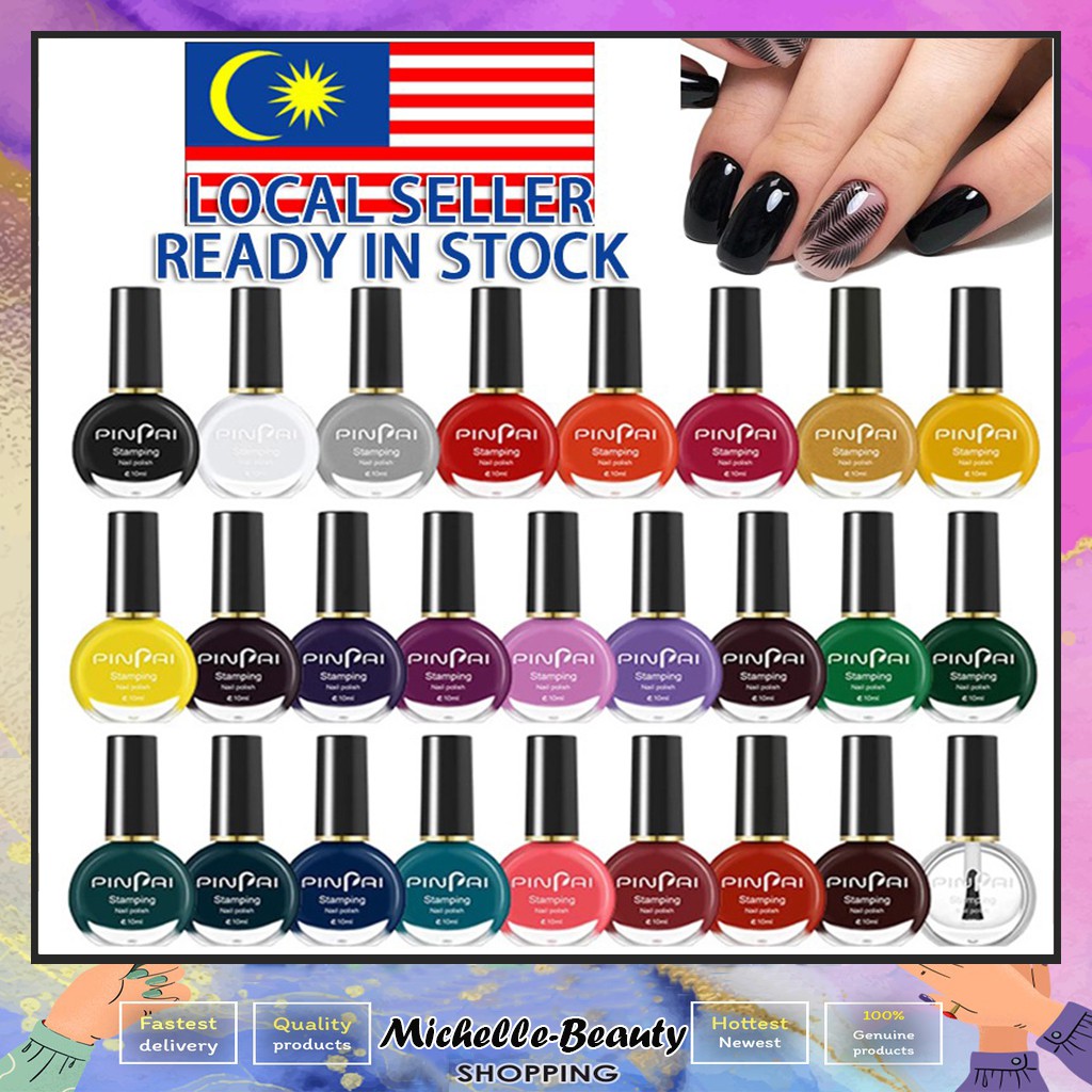 💕Ready MY Stock💕10ml Nail Stamping 20 Colors Gel Nail Polish Varnish  Printing Colors Soak Varnish【26色印花胶】 | Shopee Malaysia