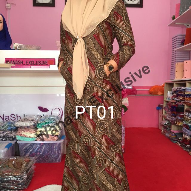 Kurung Batik Batu Raden Poket Tepi Shopee Malaysia 4243