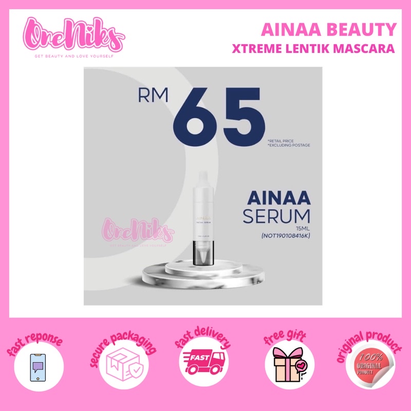 AINAA Beauty Serum Skincare New Look | Serum Aina Beauty | Original HQ | Oneniks