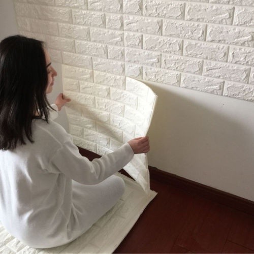 3d Brick Pattern Wallpaper Bedroom Living Room Modern Wall Background Tv Decor