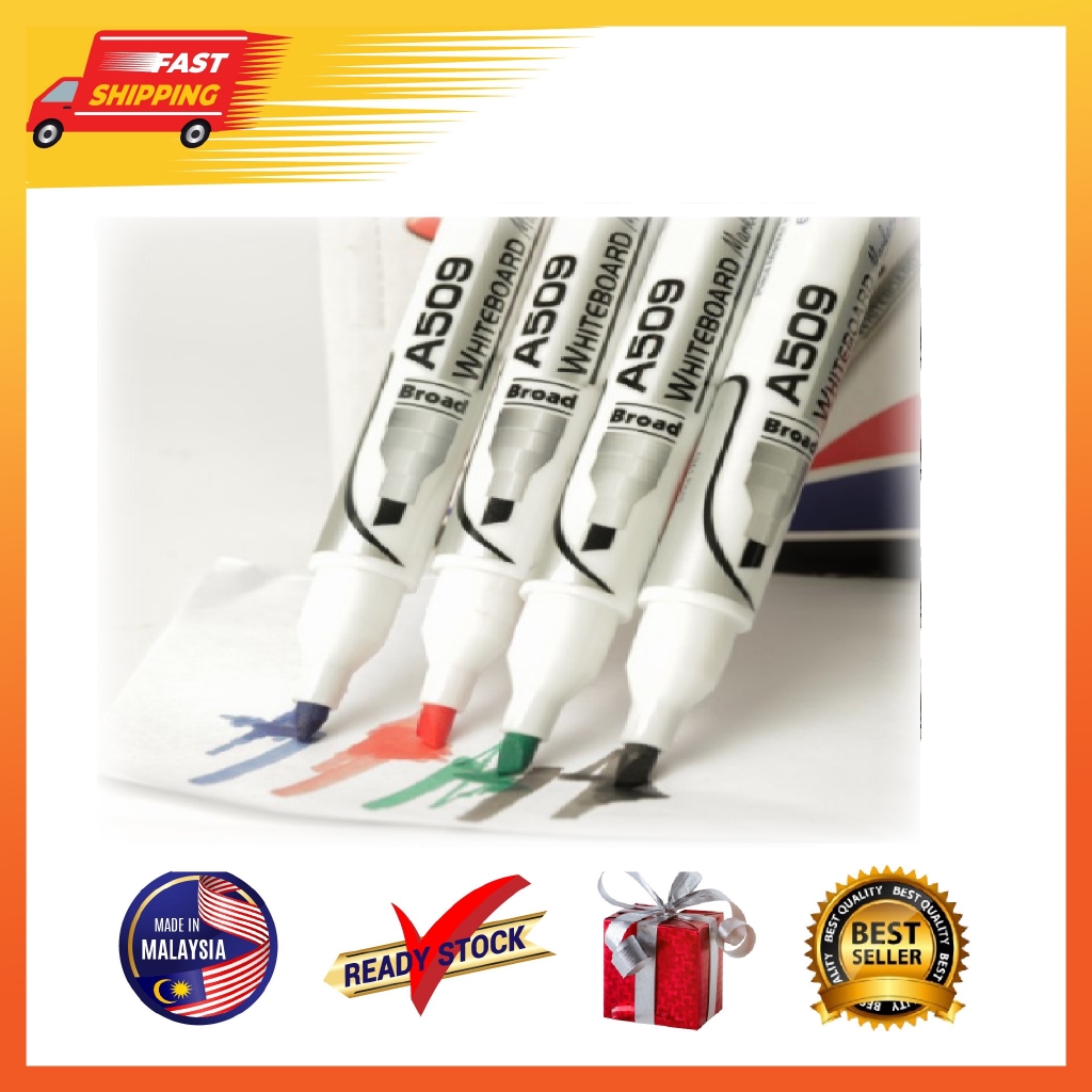 YOSOGO 12 PCS whiteboard marker pens writing marker pens A509 (Broad