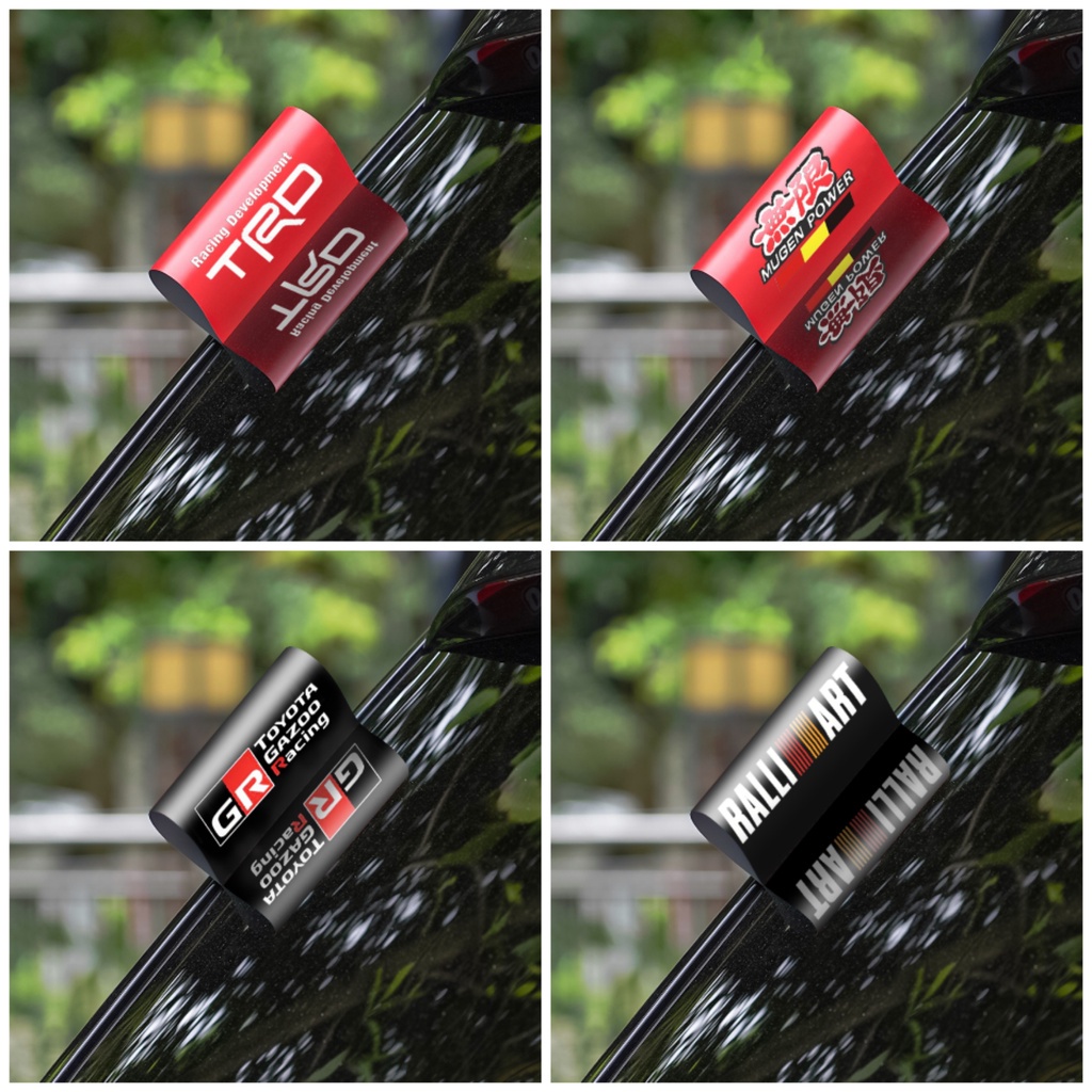 Versatile Have NEW Car Sticker Wash Label Style Trunk Door Decals PVC Auto Decoration Care TRD GR MUGEN RALLIART TOYO... - Image 3