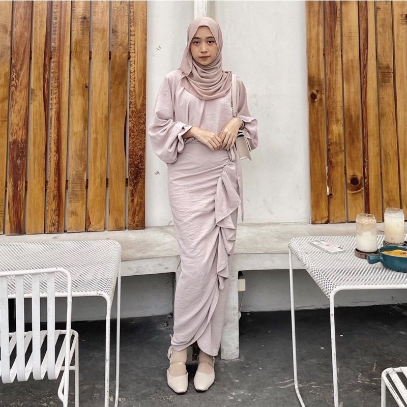 Nami Set (One Set Of Wrapped Skirt) | Shopee Malaysia