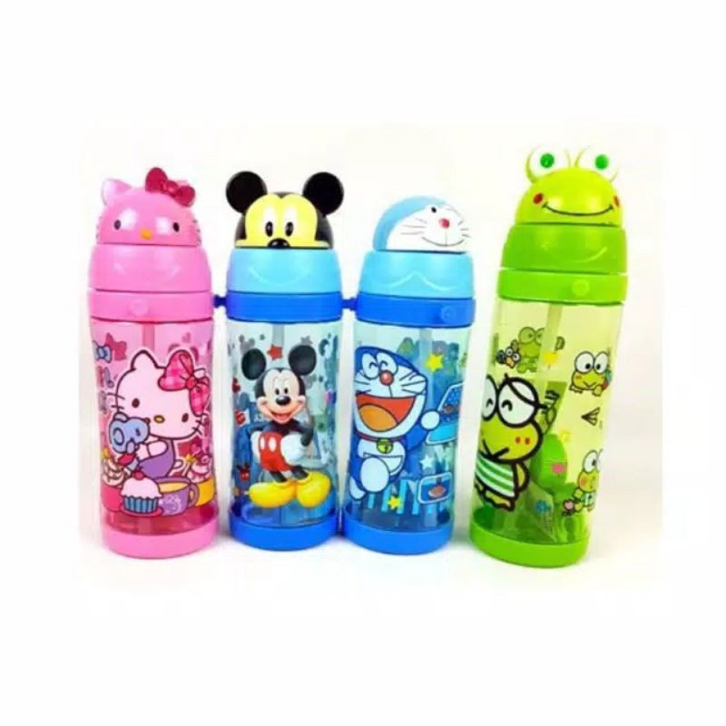 Child Drinking Bottle Character Head Drinking Place School Supplies ...