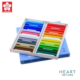 Pastel Nagomi Art Sakura Nouvel Carre Pastel 12 24 48 Colors 和谐粉彩笔套装 Shopee Malaysia