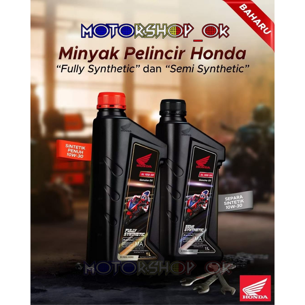 Boon Siew Honda Bsh Fully Synthetic Engine Oil 4t Rs150r Dash Rs150 10w 40 Api S 10w30 Semi 