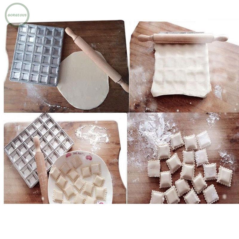 Dough Pasta Dumpling Press Maker Gadget Pastry DIY Tool Square Home Kitchen Restaurant Ravioli Mold