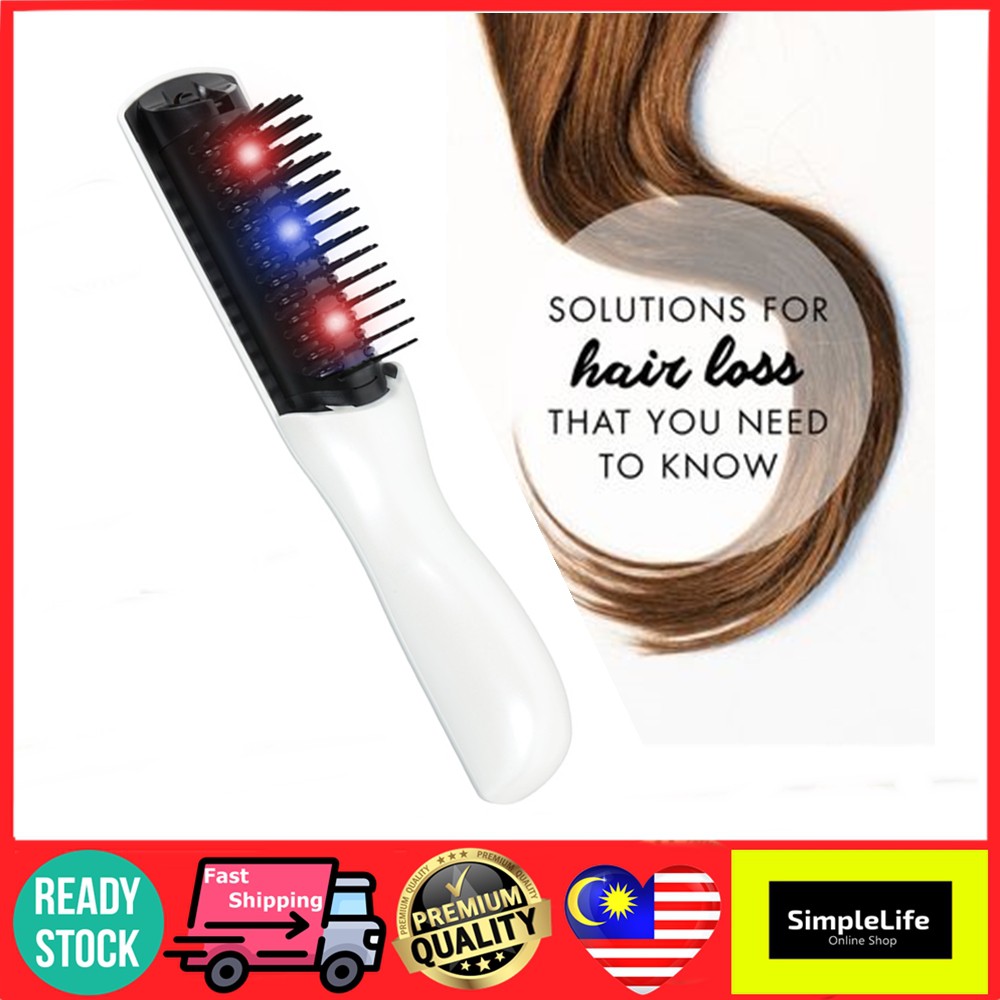 Laser Treatment Comb Reduce Hair Loss Infrared Massage Comb New Hair Growth Shopee Malaysia