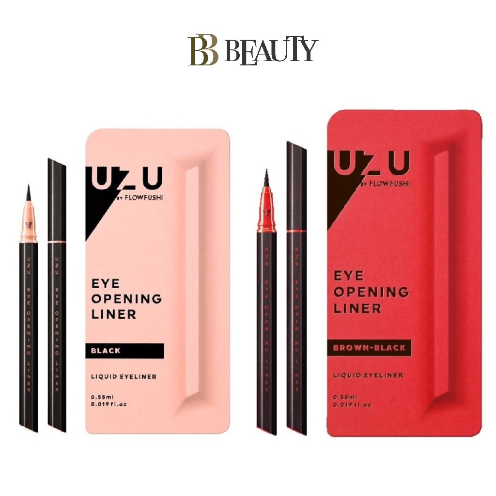 FLOWFUSHI UZU Eye Opening Liner Liquid Eyeliner Black/Brown Black (0