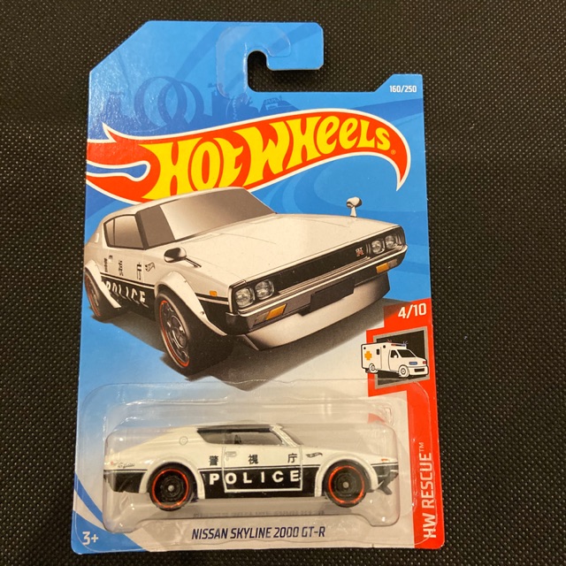 hot wheels nissan skyline 2000 gtr police