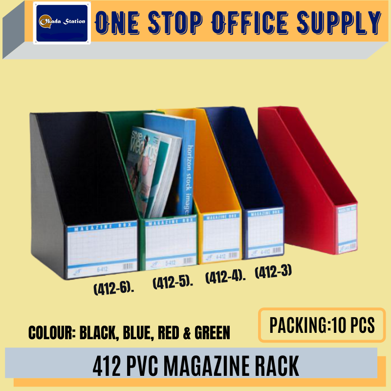 PVC Magazine Box File (3'' Inch/ 4'' inch/ 5'' inch/ 6'' inch ...