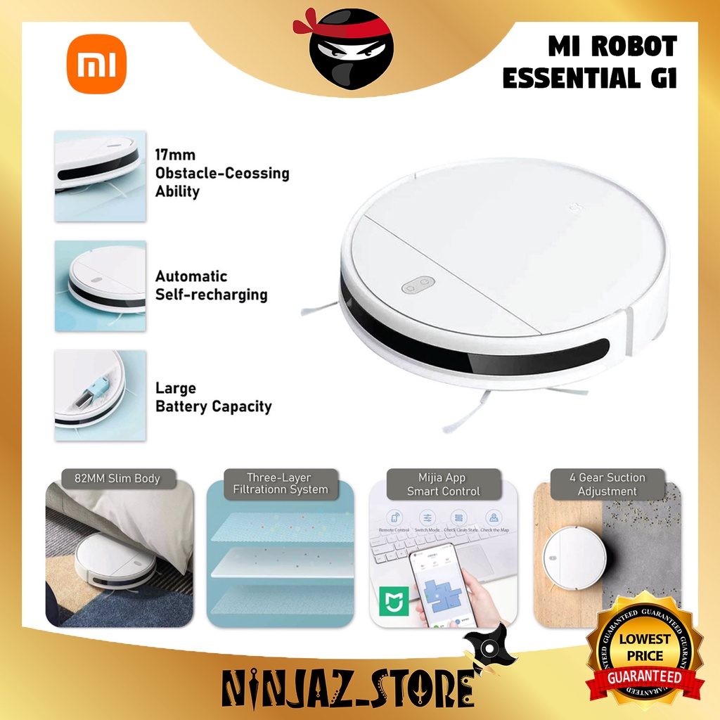 [Global] Xiaomi Mi Robot Vacuum Mop Essential G1 (2-in-1 Sweep & Mop ...